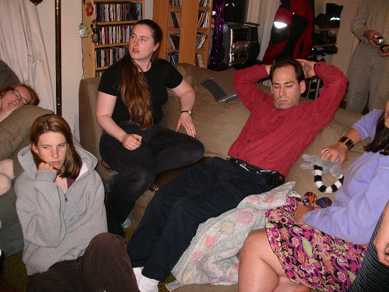 Becca Sarah and Joel (Lenore sleeping)