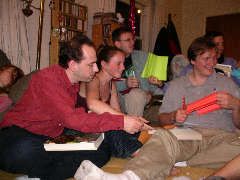 Playing Pictionary Telephone