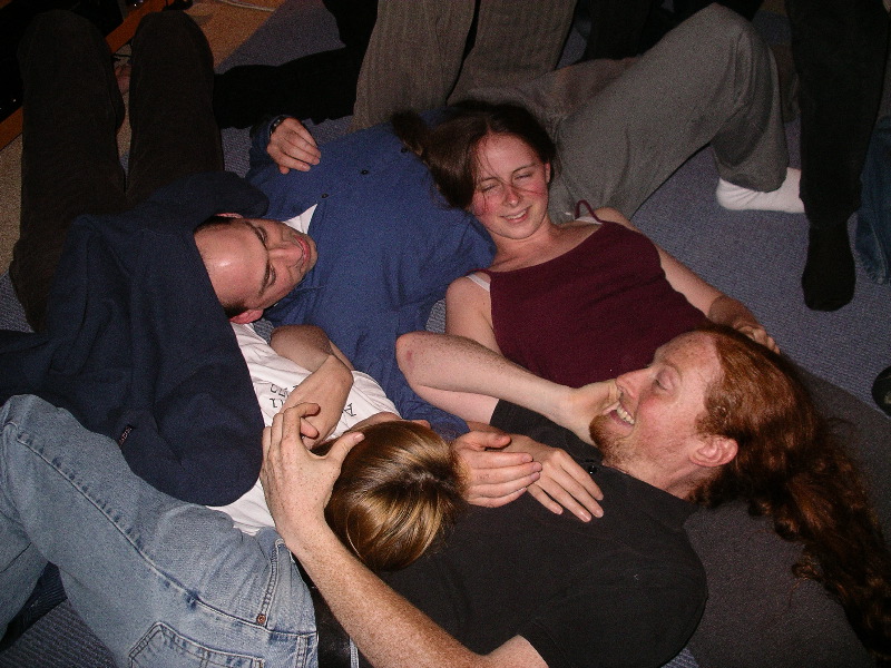 looking way too comfortable