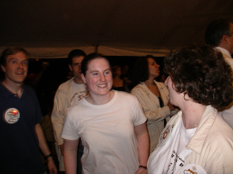 Johann, Sarah, Sharon Beth dancing