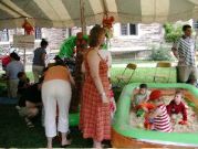 the kids tent at the 10th